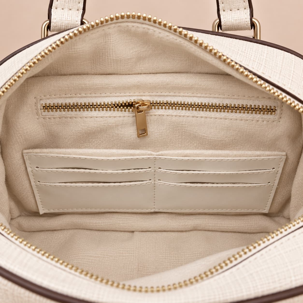 Bolsa Garota — Creme