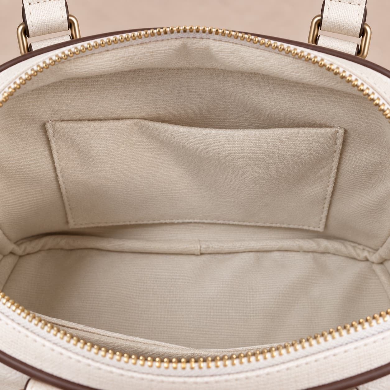 Bolsa Garota — Creme