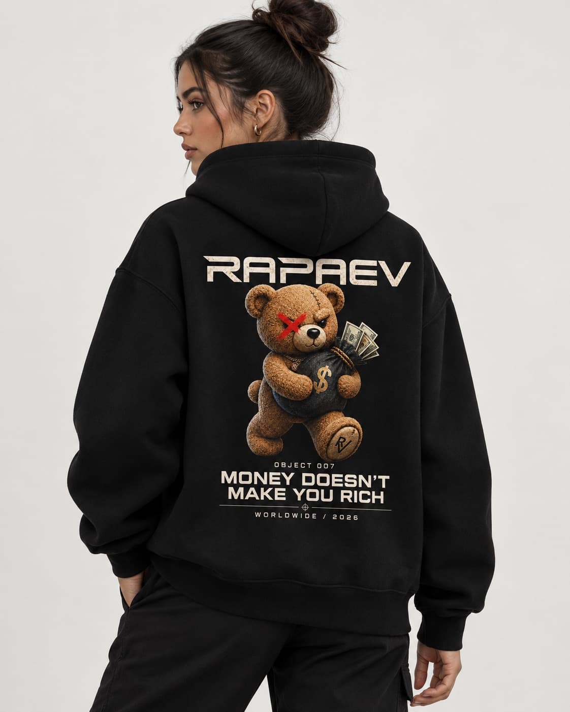 Object 007 Hoodie — Black