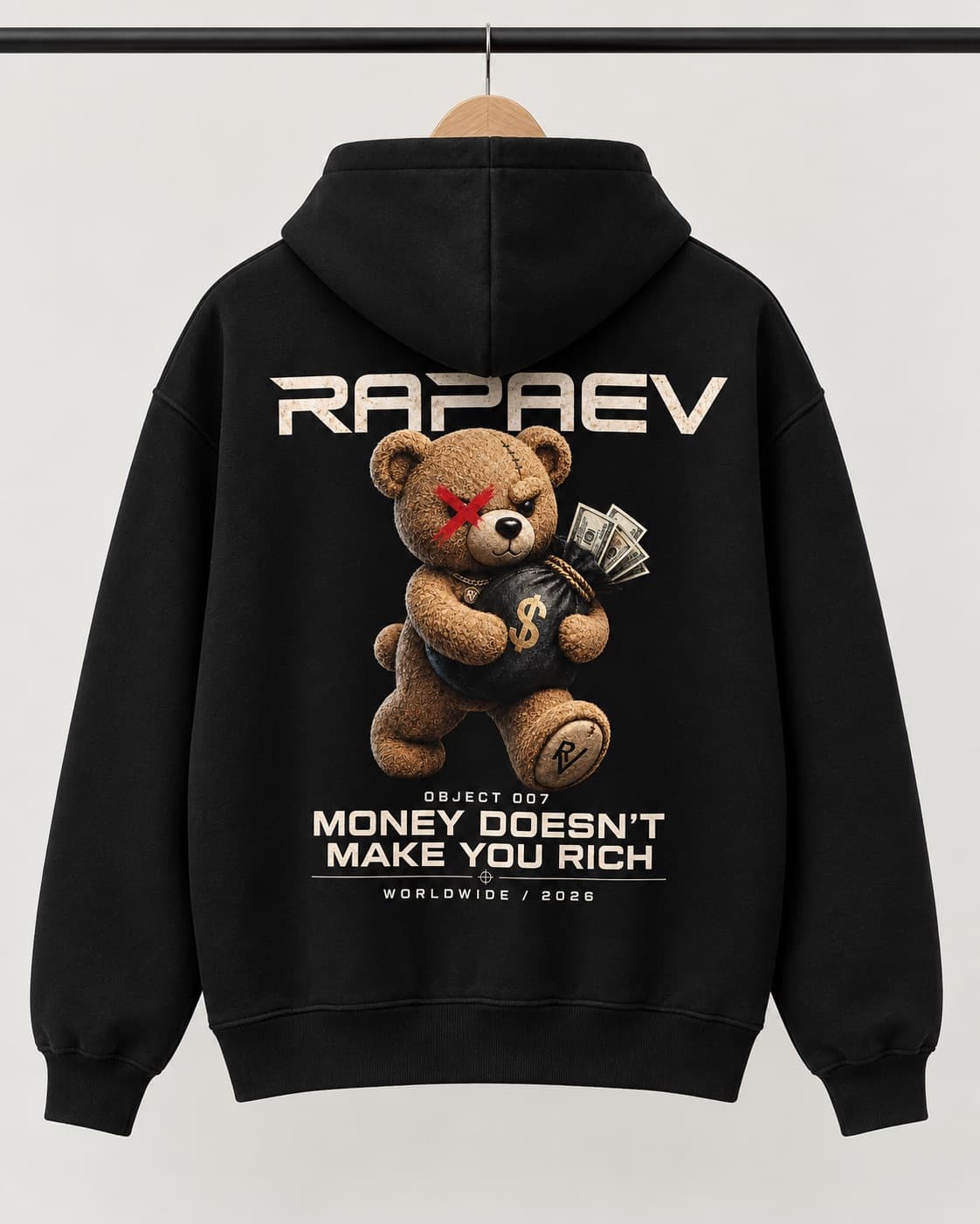 Object 007 Hoodie — Black