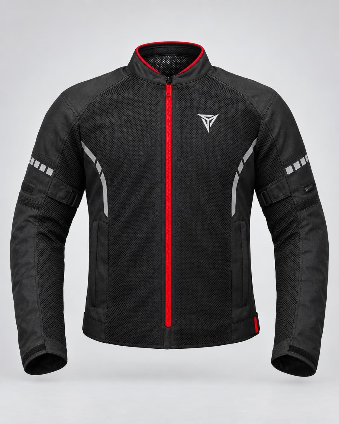 Мотокуртка Mesh — с красной молнией